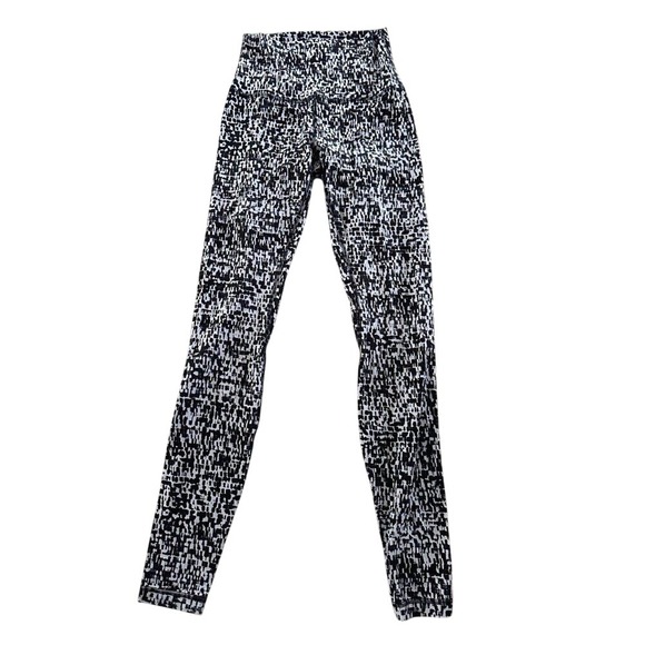 lululemon athletica Pants - Lululemon Align Pant 28"‎ Urban Block Ice Grey Black Leggings size 4